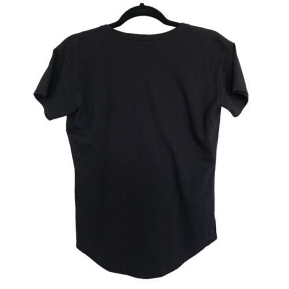 Bubba Gump Womens T Shirt Sz Medium Life Is Like A Box Of Chocolates Black Gold - Picture 2 of 5